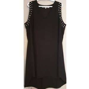 Rachel Roy Black Studded Dress